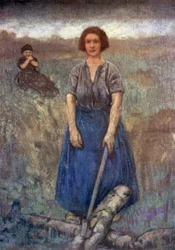 Ein Holzfäller aus Drenthe